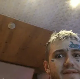 😳 Lil Peep рэпер, музыкант, Lil Peep, артист, певец telegram sticker