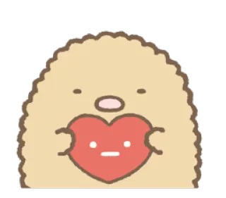 ❤ carino, kawaii, animale, amore, cuore, amicizia whatsapp sticker