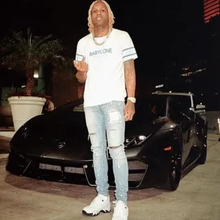 🔊 Lil Durk BABYLONE rapper, car, jewelry, fashion, luxury telegram sticker