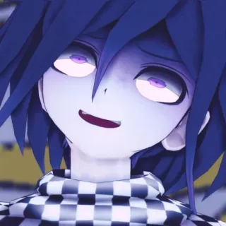 🙂 Kokichi Oma Danganronpa V3: Killing Harmony Аниме, Манга, Персонаж, Кокичи Ома, Danganronpa, Danganronpa V3, Killing Harmony telegram sticker