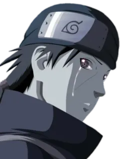 😭 Itachi Uchiha Naruto 动漫, 忍者, 哭泣, 悲伤, 鼬 telegram sticker