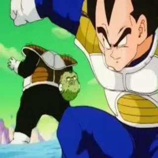 😎 Vegeta Dragon Ball Z anime, dbz, dragonballz, saiyan, fighting telegram sticker