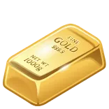 🧱 FINE GOLD 999.9 NET WT 1000g gold, bar, wealth, precious metal, money, finance, investment, ingot telegram sticker