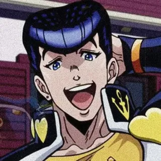 😃 Josuke Higashikata JoJo's Bizarre Adventure Anime, Jojo, Josuke, Manga, Cartoni animati whatsapp sticker