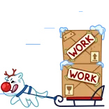 Snowball Boy telegram stickers
