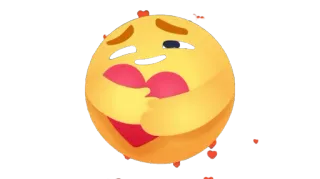 🤔 Emoji, Amor, Corazón, Lindo, Abrazo telegram sticker