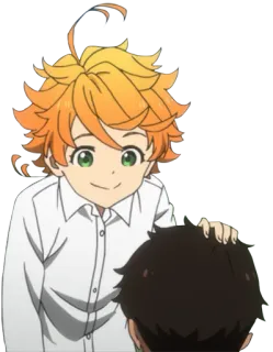 😊 Emma The Promised Neverland Anime, The Promised Neverland, Emma, Manga, Animation, Cartoon whatsapp sticker