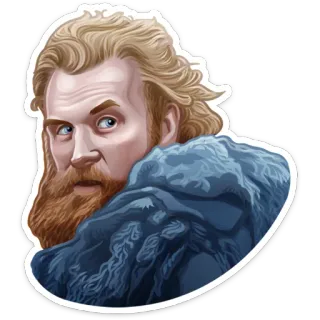 😒 Tormund Giantsbane Game of Thrones Tormund, Giantsbane, Game of Thrones, GOT, Selvagem, Personagem telegram sticker