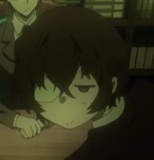 📺 Osamu Dazai Bungou Stray Dogs Anime, Osamu Dazai, Bungo Stray Dogs, Personnage, Fiction telegram sticker