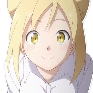 ☺️ Anime, Mädchen, lächelnd, süß, Charakter telegram sticker