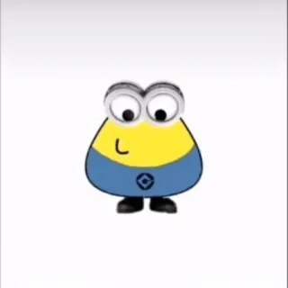 😚 Minion, Cartoon, Sticker, Animiert, Figur, Gelb, Blau telegram sticker