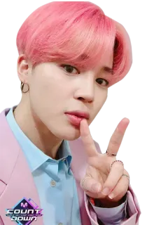 ✌️ Jimin COUNT DOWN kpop, Sänger, Person, Idol, Mann, Jimin, BTS telegram sticker