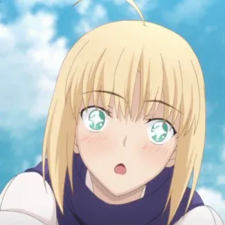 💙 Saber Fate/stay night Anime, Personaje, Saber, Fate Stay Night telegram sticker