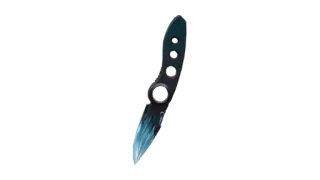 🌟 武器, ナイフ, 刃, 投げる, 青 telegram sticker
