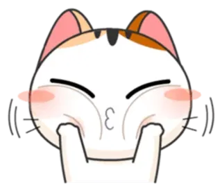 🙀 Katze, süß, Tier, Cartoon, kawaii, Emoji telegram sticker