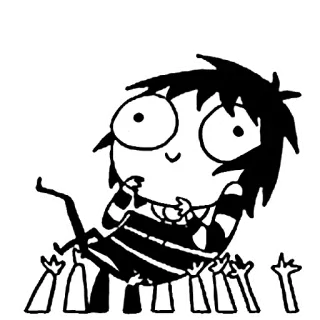 😀 desenho animado, violência, humor negro, militar, gesto ofensivo, preto e branco whatsapp sticker