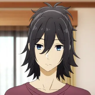 ✏️ Izumi Miyamura Horimiya anime, manga, school, boy telegram sticker