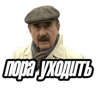 🚶‍♂️ пора уходить telegram sticker