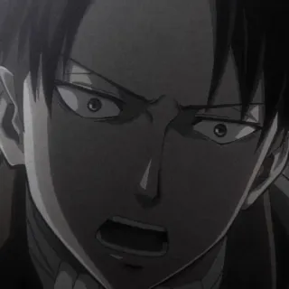 📷 Levi Ackerman Attack on Titan anime, attack on titan, levi, levi ackerman telegram sticker