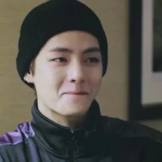 ⚔ V person, celebrity, Korean, cry, sad telegram sticker