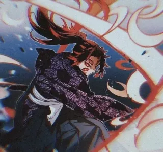 🌓 Kokushibo Demon Slayer Anime, Quỷ, Kiếm, Mặt trăng, Kokushibo telegram sticker