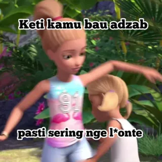 💗 Keti kamu bau adzab
pasti sering nge l*onte telegram sticker