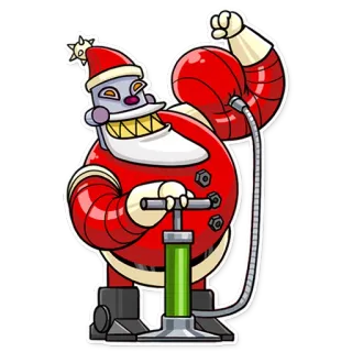 Robo Santa telegram stickers