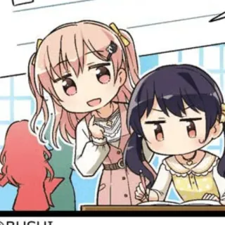 нанами хиромачи ^^ @stickersbandori :: @fStikBot telegram stickers