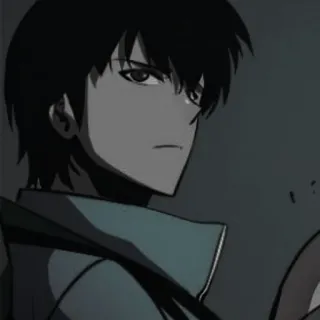 ⚓️ anime, manga, character, portrait, man, serious, art telegram sticker