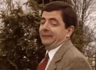🙄 Mr. Bean comédie, drôle, série télé, personnage, Mr Bean whatsapp sticker