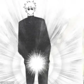 🍆 Gojo Satoru Jujutsu Kaisen Anime, Manga, Gojo Satoru, Jujutsu Kaisen, Personnage, Fanart telegram sticker