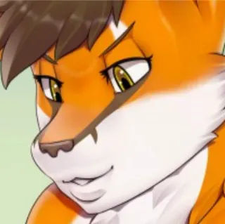 😑 Фурри, Антро, Лис, Мультик, Персонаж telegram sticker