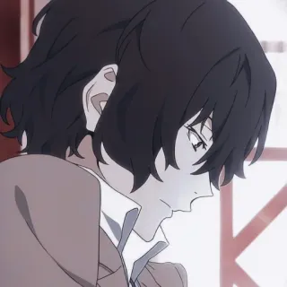 📜 Osamu Dazai Bungou Stray Dogs Anime, Charakter, Osamu Dazai, Bungou Stray Dogs telegram sticker