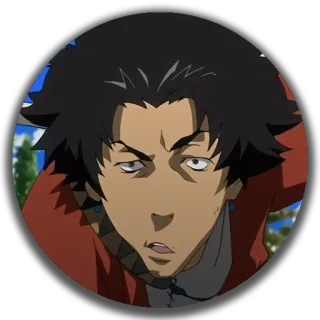 🤨 Mugen Samurai Champloo Anime, Samurai, Mugen, Karakter, Samurai Champloo telegram sticker