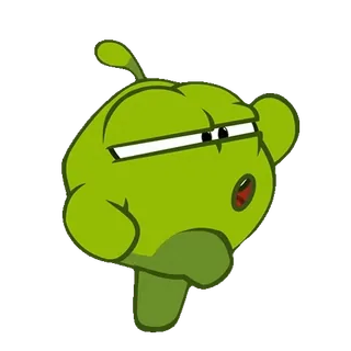 😵 personagem verde, desenho animado, engraçado, emoji whatsapp sticker