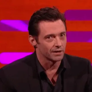 🐺 Hugh Jackman actor, celebrity, portrait, man whatsapp sticker