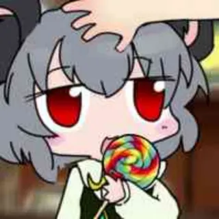 🍭 Anime, Cartoon, Mädchen, Lutscher, Süß whatsapp sticker