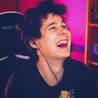 🤣 persona, sonrisa, adolescente, chico, retrato telegram sticker