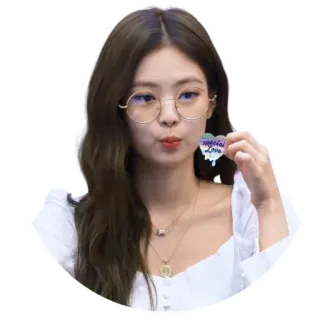 Jennie Kim @Stickersey whatsapp stickers