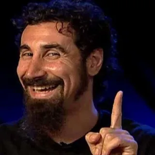 ☝️ Serj Tankian Sänger, Musiker, System of a Down, SOAD, Rock, Band telegram sticker