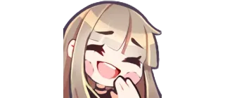 😂 Anime, Niedlich, Lachend, Fröhlich, Mädchen telegram sticker