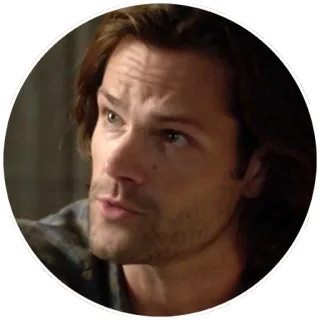 🤔 Sam Winchester Supernatural tv, nadprzyrodzone, potwór, łowca telegram sticker