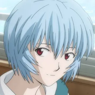 🌟 Rei Ayanami Neon Genesis Evangelion Anime, Charakter, Rei Ayanami, Neon Genesis Evangelion telegram sticker