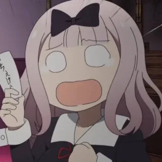 😭 Chika Fujiwara Kaguya-sama: Love Is War ちえけけ anime, chika fujiwara, kaguya sama, love is war, funny whatsapp sticker