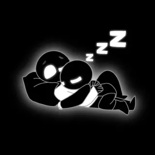 🛌 ZZZ sleeping, sleep, zzz, cartoon, cute telegram sticker