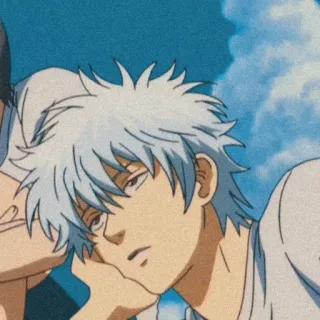 ✨ Gintoki Sakata Gintama Аниме, Гинтама, Гинтоки, Саката Гинтоки, Манга whatsapp sticker