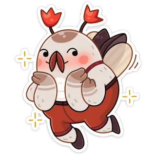 ☺️ cute, owl, cartoon, sticker telegram sticker