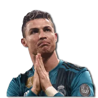 🙏 Cristiano Ronaldo voetbal, atleet, speler, Ronaldo telegram sticker