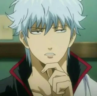 🍧 Sakata Gintoki Gintama 애니, 긴토키, 사카타 긴토키, 은혼 telegram sticker