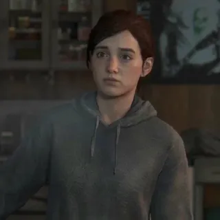 🪶 Ellie The Last of Us видеоигра, персонаж, зомби, постапокалипсис, молодой telegram sticker